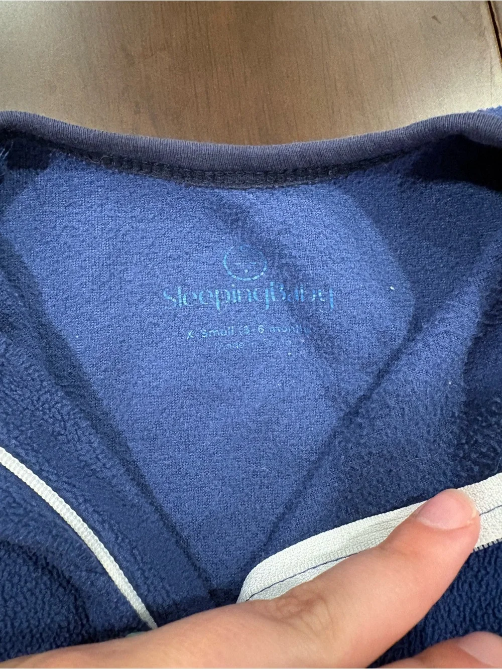 Sleeping Baby cozy navy